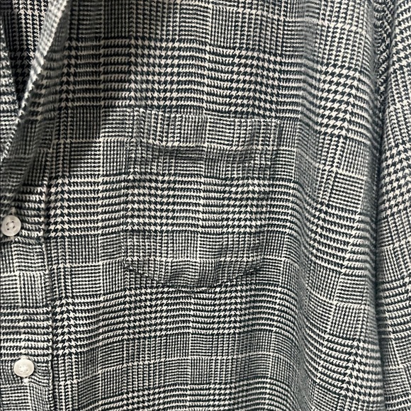 Frank & Eileen Gray Plaid Button-Down Shirt, Size XL - Picture 5 of 7